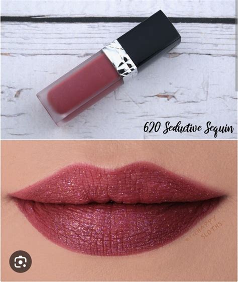 rouge dior forever liquid sequin 620 seductive|Rouge Dior forever lipstick.